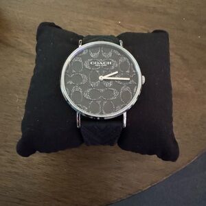 Coach Black and Silver Women's Watch